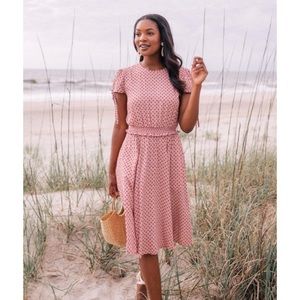 Gal Meets Glam Corinne Polka Dot Dress